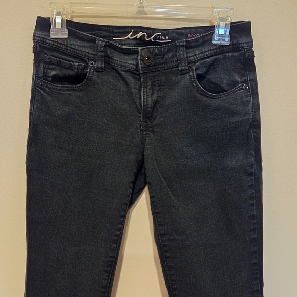 Inc Black Boot Cut Petite Jeans - Picture 2 of 9